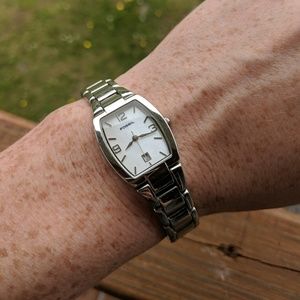 Fossil watch.  Mother of pearl face.